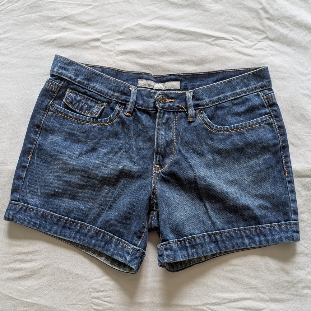 Old Navy Dark Blue Denim Jean Shorts